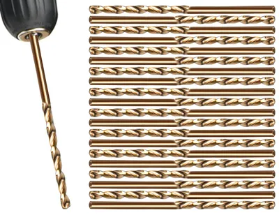 Produktbild von HSS Kobalt Bohrerset, 20-teilig, 1 mm, für Metall und Holz