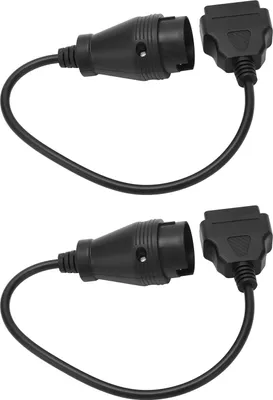 Zdjęcie produktu dla 1 para kabli adaptera OBD2 38-stykowy na 16-stykowy czarny zamiennik do Mercedes Benz SPRINTER