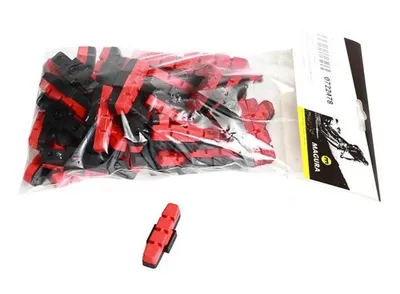 Produktbild von MAGURA Bremsbelag rot (VE = 25 Sets) - zuverlässige Bremsleistung im Dauerein...