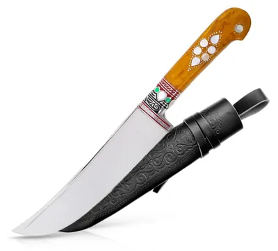 Produktbild von Usbekischer Messer – Pchak, 30 cm Kochmesser Handarbeit Küchenmesser