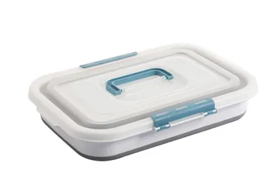 Produktbild von JW 18 Liter faltbare Kunststoffbox mit Deckel "Sanny" 2630