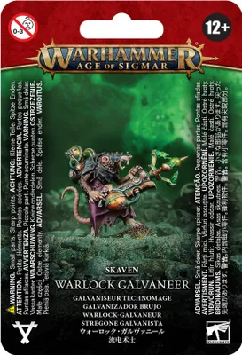 Obrázek produktu pro W-AOS: Skaven - Warlock Galvaneer (1 figurka)