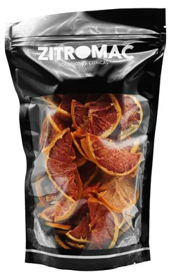 Produktbild von Zitromac Gedroogte Grapefruit 160g – Natürliche, aromatische Snack- und Backstücke