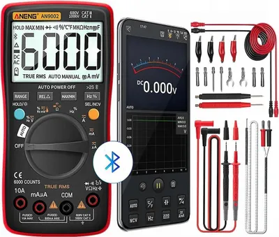 Obrázek produktu pro Digitální multimetr měřič napětí proudu odporu Aneng AN9002 PRO