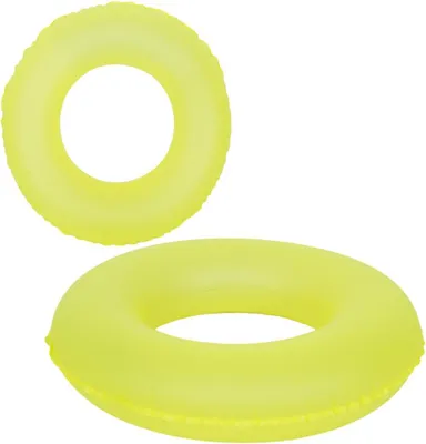 Image de Bouée NEON 76 cm – Jaune – Sun Club 47213/JL047213NPF, vinyle robuste de 0,18 mm, e CE, résistante aux UV et au chlore, gonflage rapide, 1 valve, à partir de 9 ans