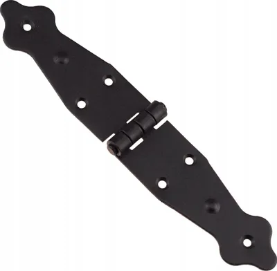 Produktbild von Zier-Scharnier für Türen FEINZ - 200x35 mm - pulverbeschichtet - dekorativ - langlebig - robust