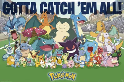 Produktbild von POKEMON - Poster Maxi 91cmx51cm - All Time Favorites