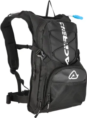 Image de ACERBIS H2O Sac à dos noir/blanc avec capacité de 10L et poche à eau