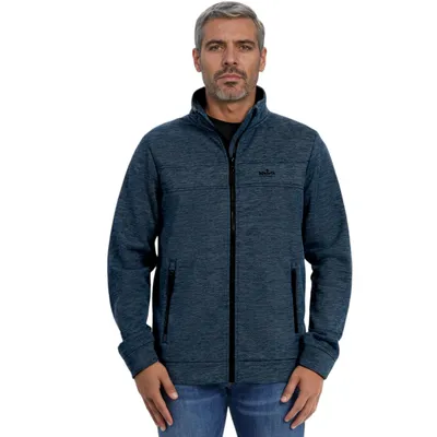 Produktbild von Kjelvik Herren Strickjacke Wilco Gr.XL blau Strickfleecejacke