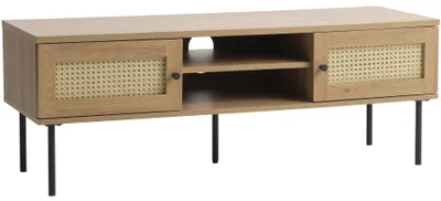 Obrázok produktu pre Selsey Mogest – Nízka TV komoda, béžová, 120 cm
