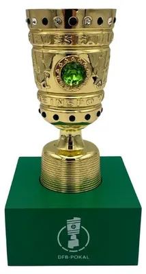 Produktbild von DFB-Pokal Replik auf Acrylsockel (100 mm) | Offizielles Lizenzprodukt des DFB