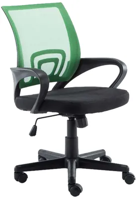 Produktbild von DELUKE® Bürostuhl PARIS - 88x56x54, Grün | Kunstleder | Kunststoff Gestell | ergonomische Bürostühle Homeoffice Stuhl mit Rollen