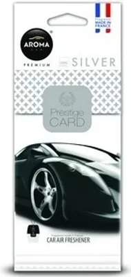 Zdjęcie produktu dla Aroma Car Prestige Card Silver - Elegancki Zapach Do Samochodu, Wkład