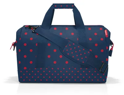 Produktbild von reisenthel Allrounder L Doktortasche rot gepunktet, 50 x 30 x 30 cm