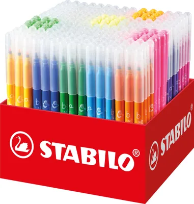 Image de STABILO Trio A-Z - Marqueurs à pointe feutre - 240 pièces