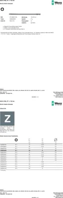 Immagine prodotto di Wera 855/4 Z Bits