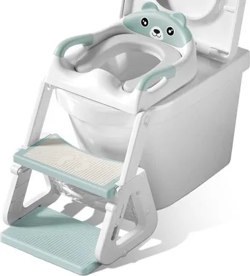 Produktbild von Famanu Toilettensitz für Kinder mit Treppe - höhenverstellbar und rutschfest
