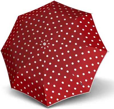 Image de Knirps parapluie de poche parapluie T.205 Duomatic Dot Art Red rouge