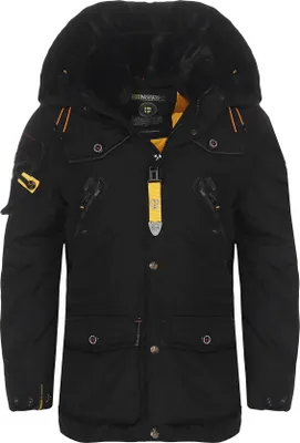 Produktbild von Geographical Norway warme Herren Winterjacke Anorak G-Acore, Schwarz, Größe S