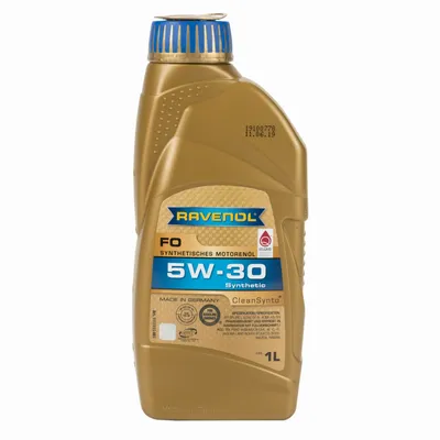 Obrázek produktu pro Ravenol FO SAE 5W 30 Syntetický motorový olej s nízkým třením pro automobily 1 litr