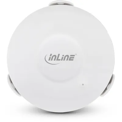 Image de InLine SmartHome - Feuchtigkeitssensor - kabellos - 802,11b/g/n - 2,4 Ghz - weiß (40151)