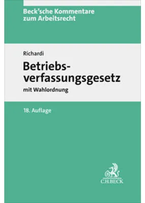 Obrázek produktu pro Betriebsverfassungsgesetz. BetrVG