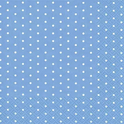 Produktbild von RP 20 Servietten Mini Dots light blue - Mini-Punkte hellblau 33x33cm