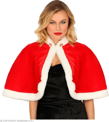 Produktbild von Miss Santa - Schulterumhang - Weihnachten Überwurf, Damen Umhang Weihnacht
