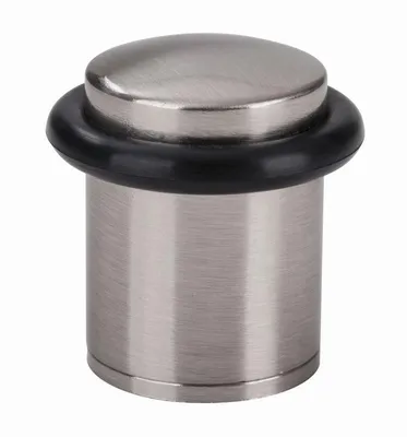 Obrázek produktu pro Walteco Dveřní zarážka, průměr 25x38mm, k našroubování, matný nikl
