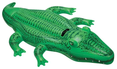 Produktbild von Regenbogen schwimmendes Krokodil 168 x 86 cm INTEX 58546