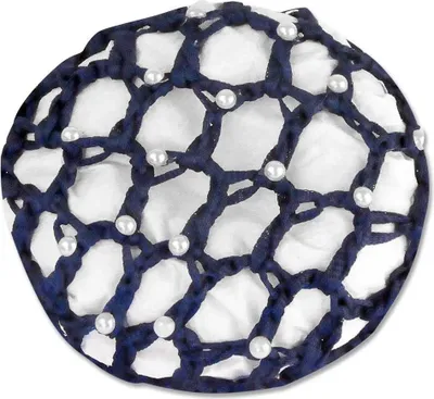 Produktbild von Haarnetz mit Perlen blau