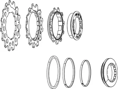 Produktbild von SRAM Kassettenritzel-Satz PG-1231 11-13T inkl. Lockring - präzises Upgrade fü...