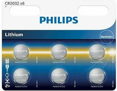 Image de Philips Piles au lithium cr2032 3v Pack 3