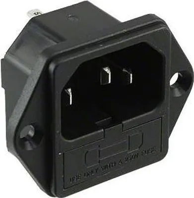 Obrázok produktu pre Výkonový modul do rozvádzača 10 A/250 V striedavého prúdu s poistkou