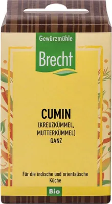 Produktbild von Kopie von Brecht Gewürzmühle Kreuzkümmel (Cumin) öko LB ganz Nachfüllpackung, 35g #1