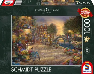Produktbild von Puzzle 1000T Amsterdam Thomas Kinkade
