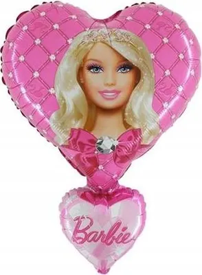 Produktbild von Barbie Herz-Folienballon 21"", 1 Stk.
