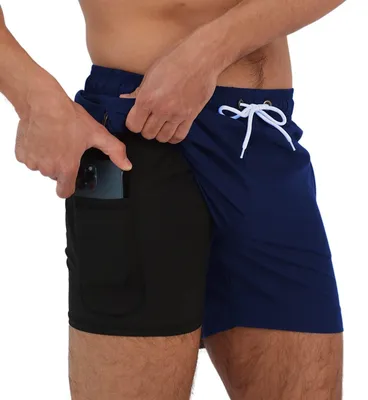 Produktbild von 2-in-1 Schnell trocknende Badehose für Herren