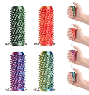 Produktbild von Ouchies Pain Fidget | 4er Set | Sensorischer Anti-Stress-Fidget für Erwachsene und 14+ | Taktiler Hand-Fidget in 4 Farben