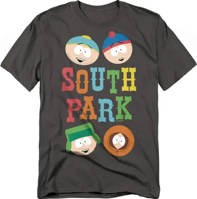 Image de South Park - "Best Buds" T-shirt unie homme/femme TV21612 (S) (Charbon de bois)