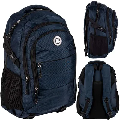 Image de Sac à dos multi-compartiments Paso Youth Active bleu marine
