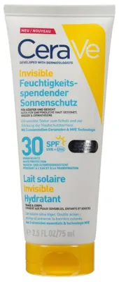 Produktbild von CERAVE Sonnenschutz Körper feuchtigkeitssp.SPF 30 75ml PZN 20115656