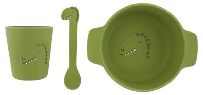 Productafbeelding van Siliconen lunchset voor kinderen (3-delig)