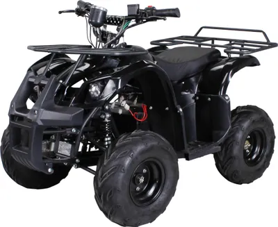 Produktbild von Elektro-Kinderquad S-8 - ATV - 1000 Watt - Scheiben-/Trommelbremsen - 2 Stufen drosselbar - Bis 20 km/h - Ab 8 Jahre - Bis 80 kg (Schwarz)