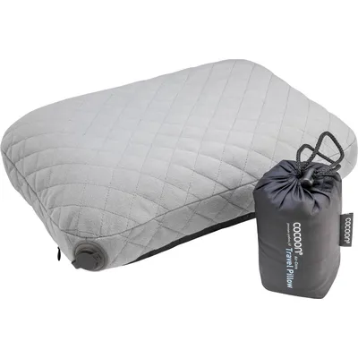 Produktbild von COCOON Air Core Pillow smokegrey/charcoal - aufblasbares Reisekissen