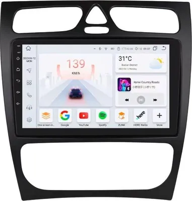 Immagine prodotto di Autoradio – Per Mercedes-Benz Classe C e Classe CLK (W203, W209, S203, A209, W168) – Sistemi intelligenti con CarPlay, Android Auto e GPS –