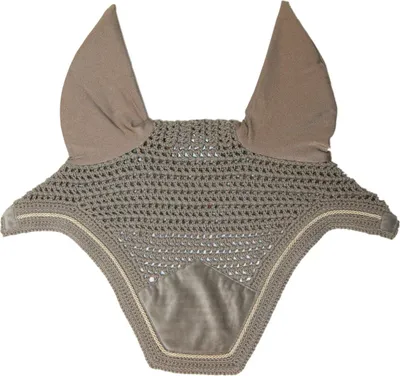 Immagine prodotto di Kentucky Horsewear Fly Cap Wellington Basic Velvet Fly Hood Beige Cob