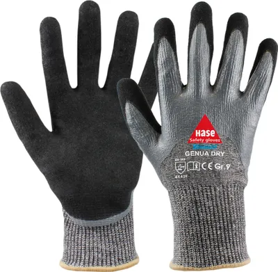 Produktbild von Hase Schnittschutzhandschuhe Genua Dry Größe 8, Dyneema 10 Stk