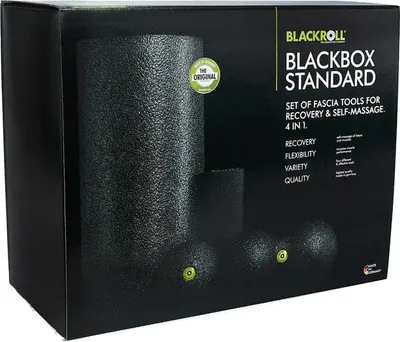 Image de BLACKROLL BLACKBOX - Sets d'outils pour les fascias en différentes variations - l'original. Produits d'automassage pour les fascias + carte d'exercices