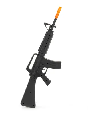 Image de Fusil d'assaut jouet M16 noir-orange